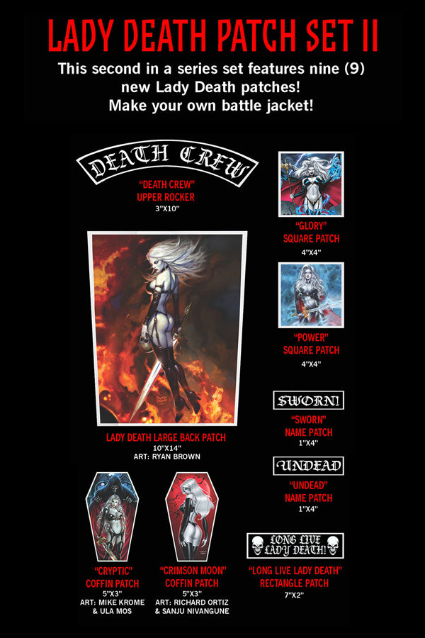 Lady Death Patch Set II