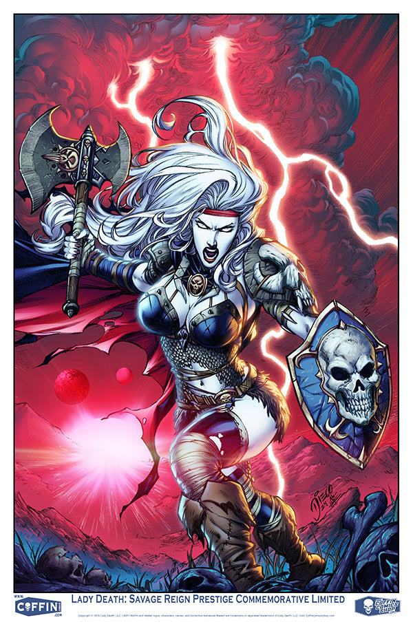 Savage Reign - Prestige Comm. Limited 11x17" Print