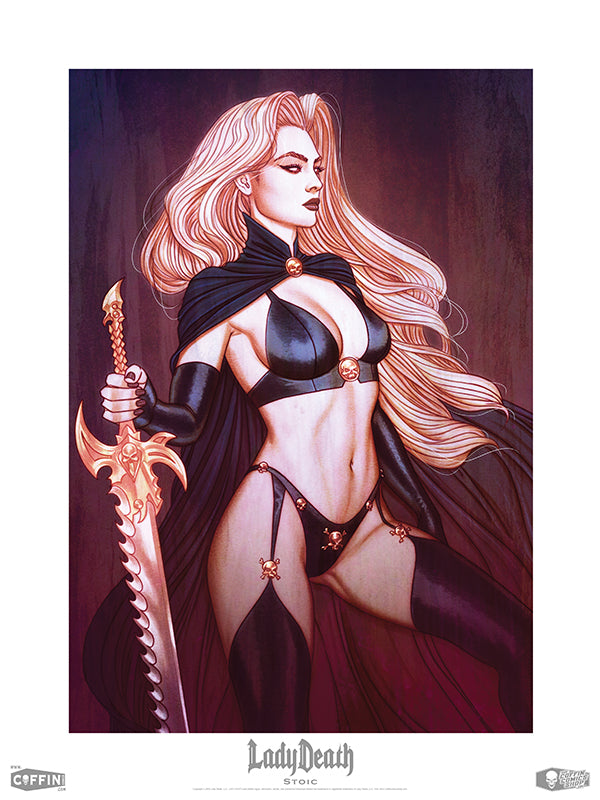 Lady Death: Stoic 18x24" Fine Art Print