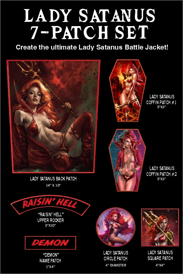 Looks that Kill - Lady Satanus 7-Patch Set
