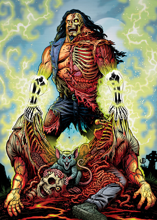 Mike Morgue: James Groman Monstrous Metallicard