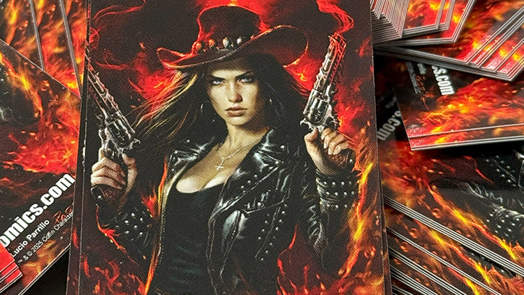Lady Gunfighter Free Swag Items continue to come in house