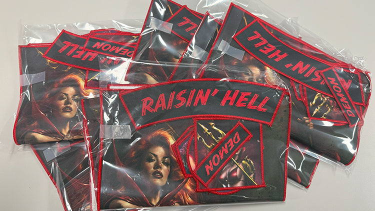 Wickedly embroidered Patch Sets are IN HOUSE!