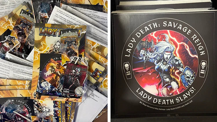More Savage Reign SWAG has arrived to HQ!