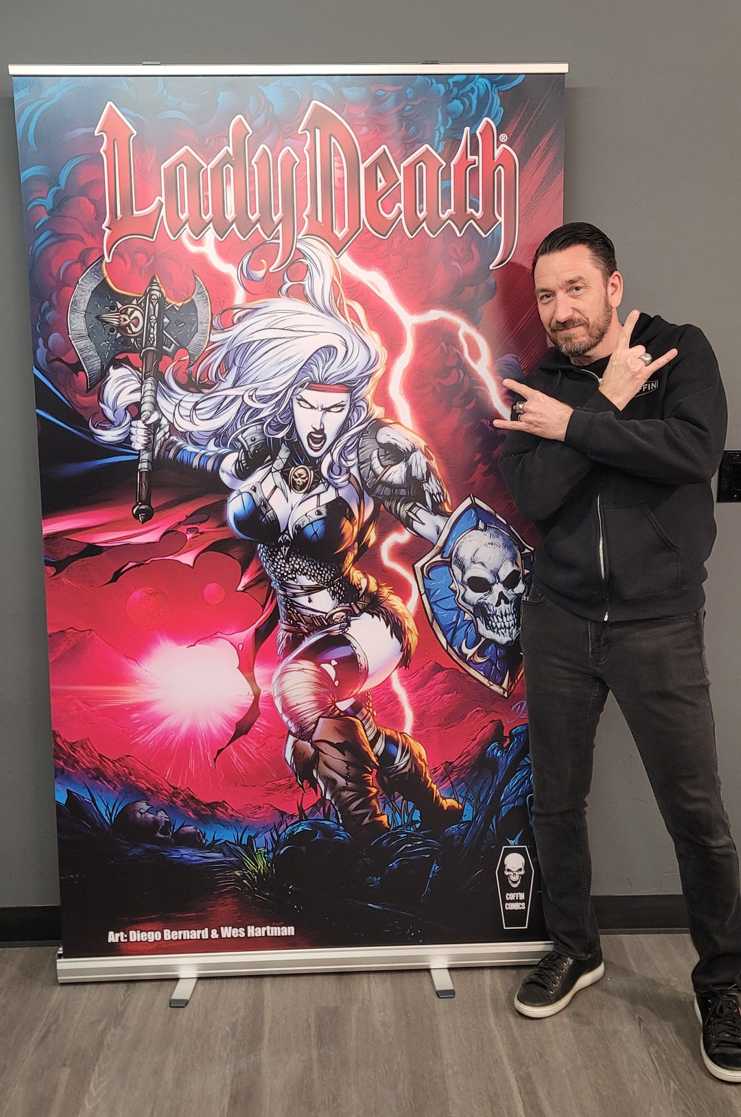 Lady Death: 7' x 3' Promotional Banner (BANNER ONLY)