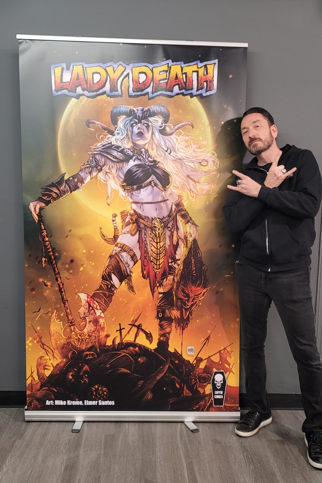 Lady Death: 7' x 3' Promotional Banner (BANNER ONLY)