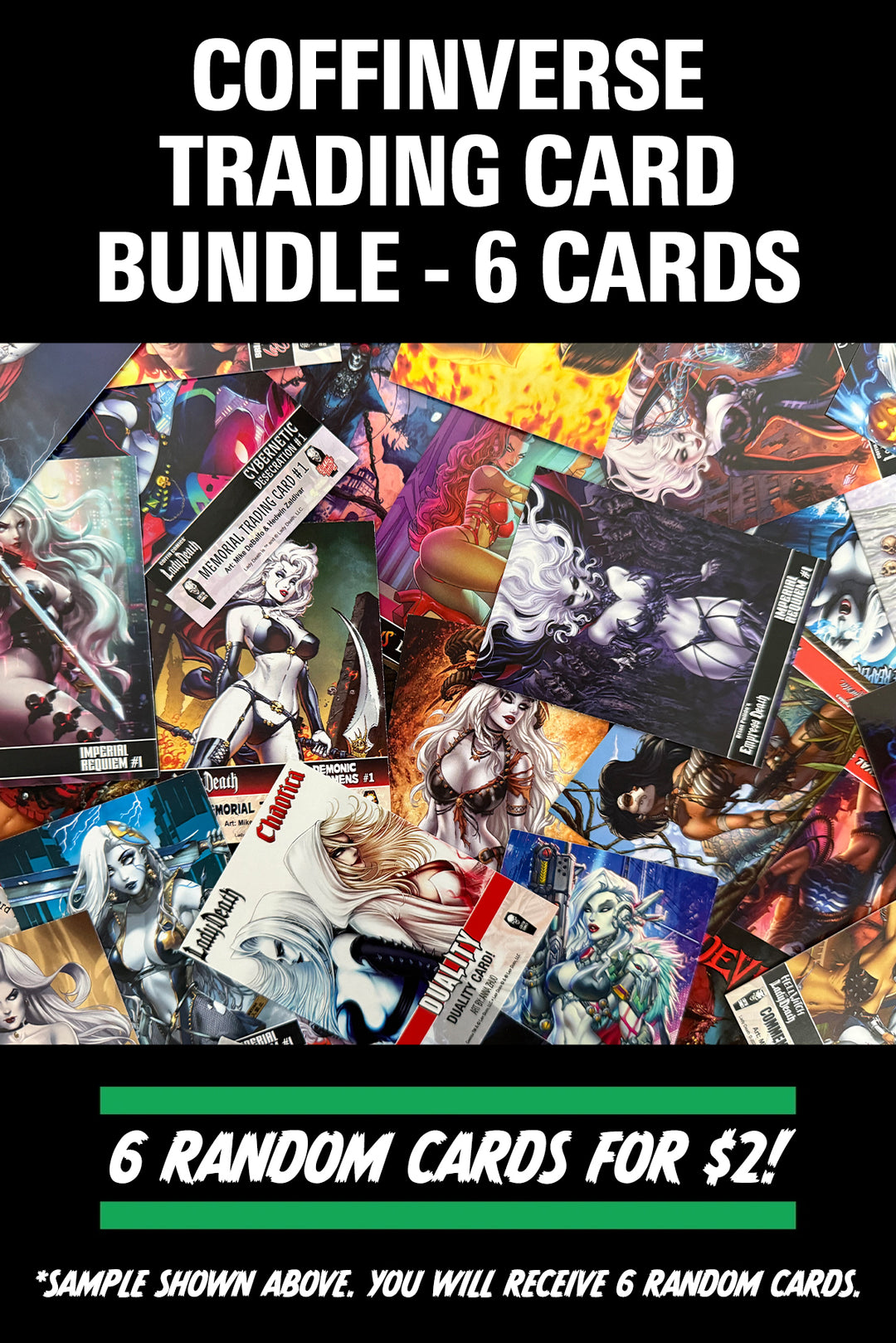 Coffinverse Trading Card Bundle - 6 Cards