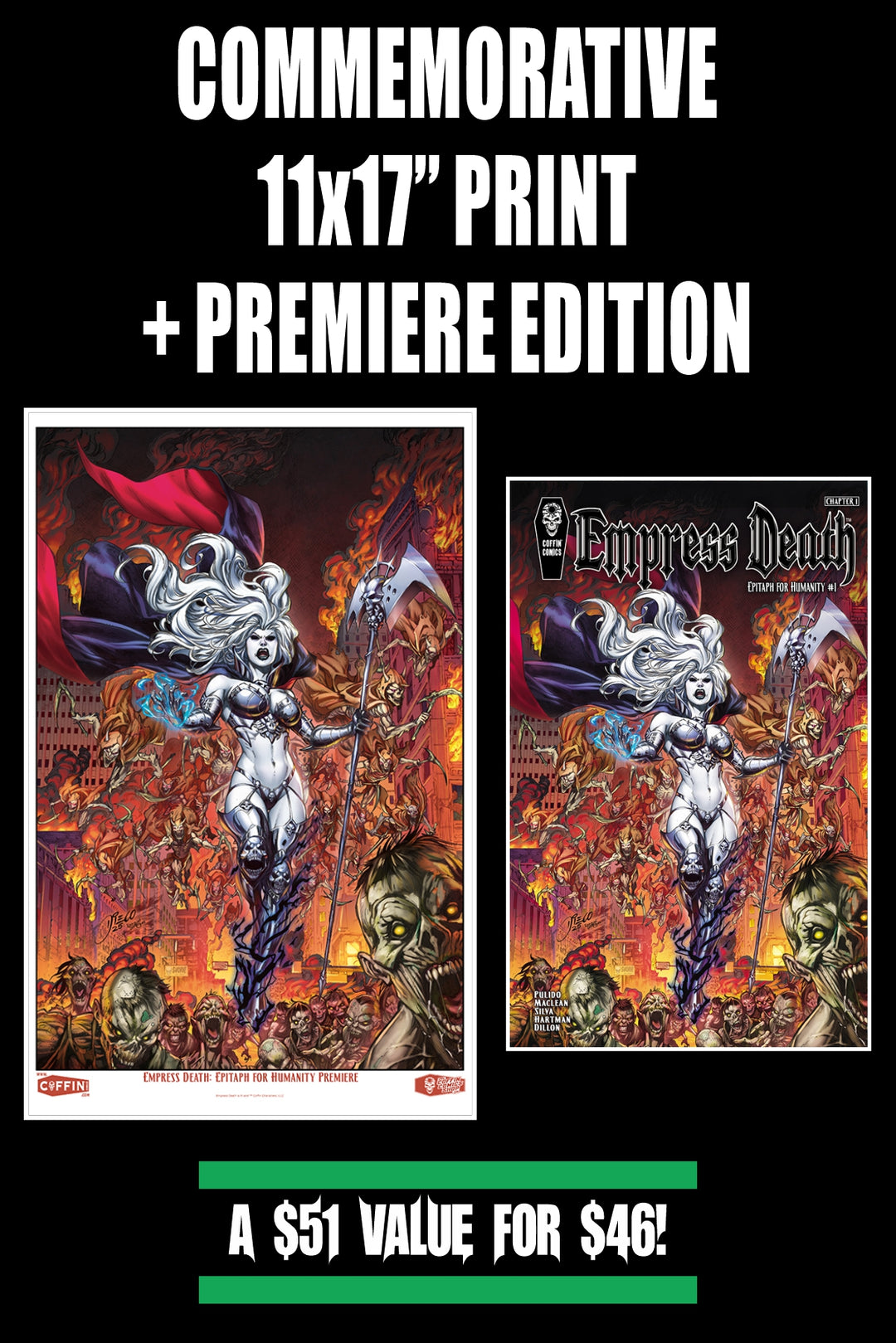 Epitaph for Humanity - Commemorative Print + Premiere Edition Bundle