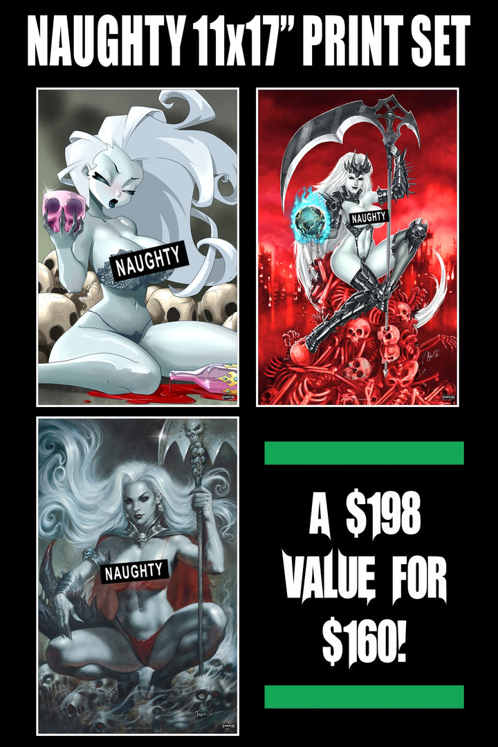 Epitaph for Humanity Naughty 11x17" Print Set
