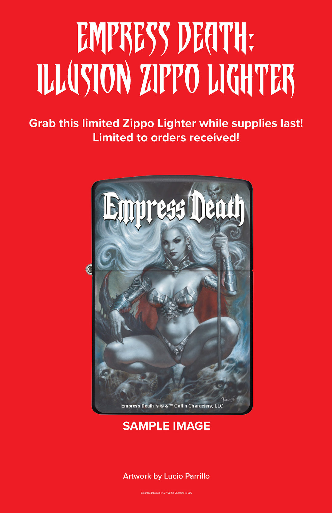 Empress Death: Illusion Zippo Lighter