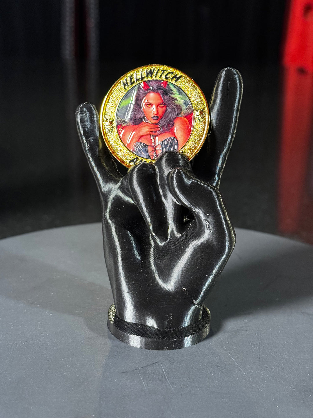 Hellwitch: Hexecutioner Gold Challenge Coin
