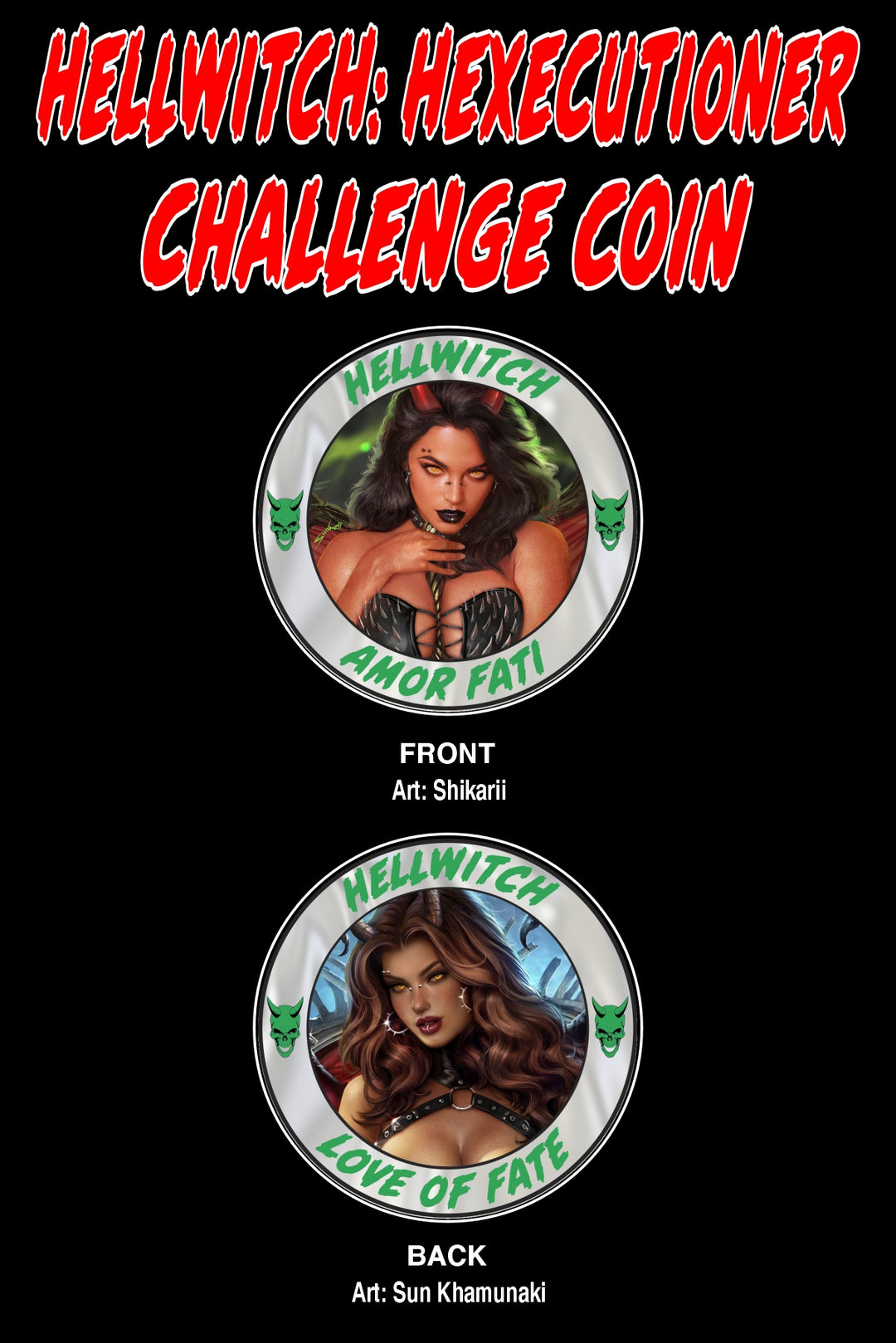 Hellwitch: Hexecutioner Challenge Coin