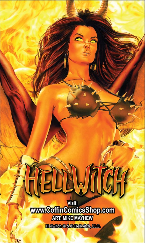 Hellwitch: Firestarter Fridge Magnet
