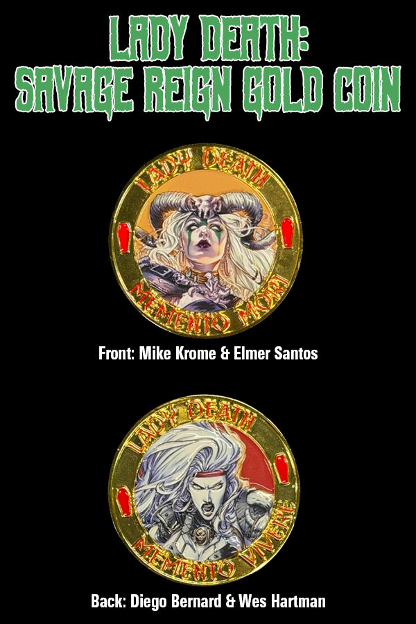 Lady Death: Savage Reign Gold Coin