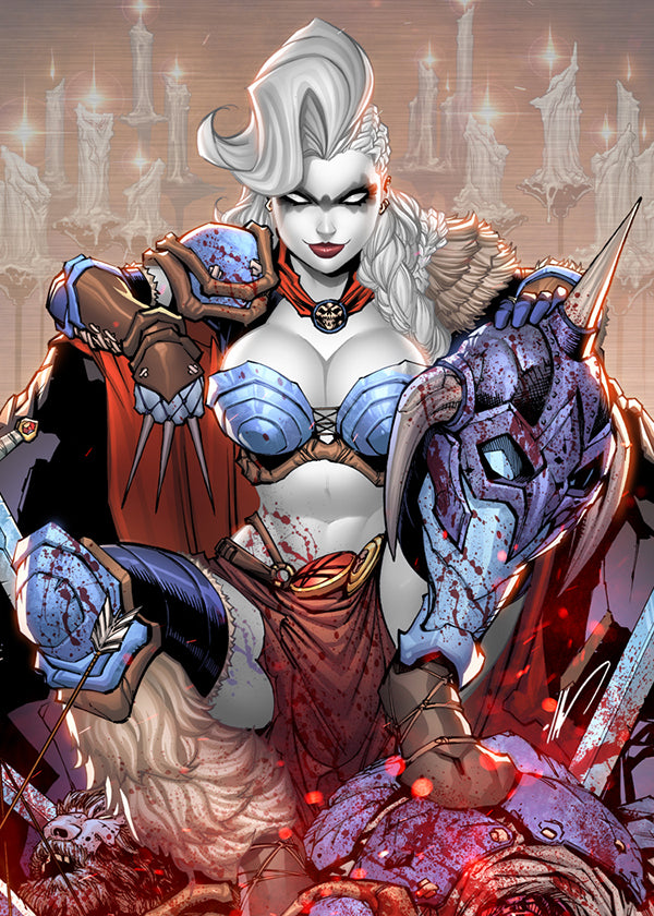 Lady Death: Berserker Metallicard (Mockup)