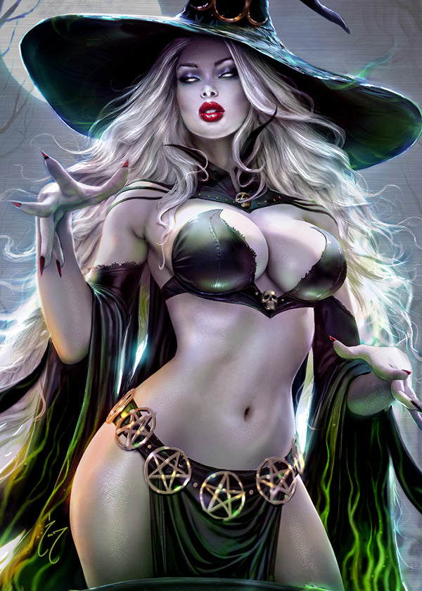 Lady Death: Bewitcher Metallicard (Mockup)