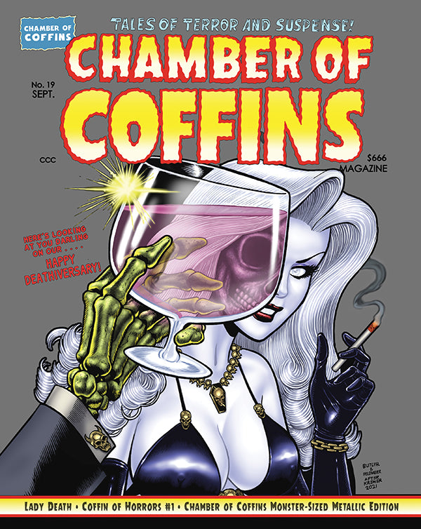 Lady Death's Coffin of Horrors - Chamber of Coffins Monster-Sized Metallic Edition