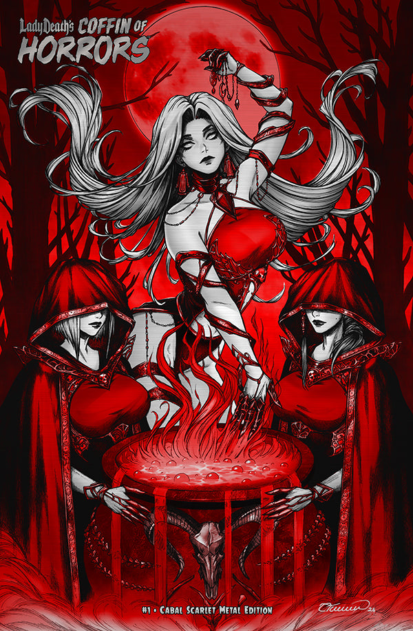 Lady Death's Coffin of Horrors - Cabal Scarlet Metal Edition