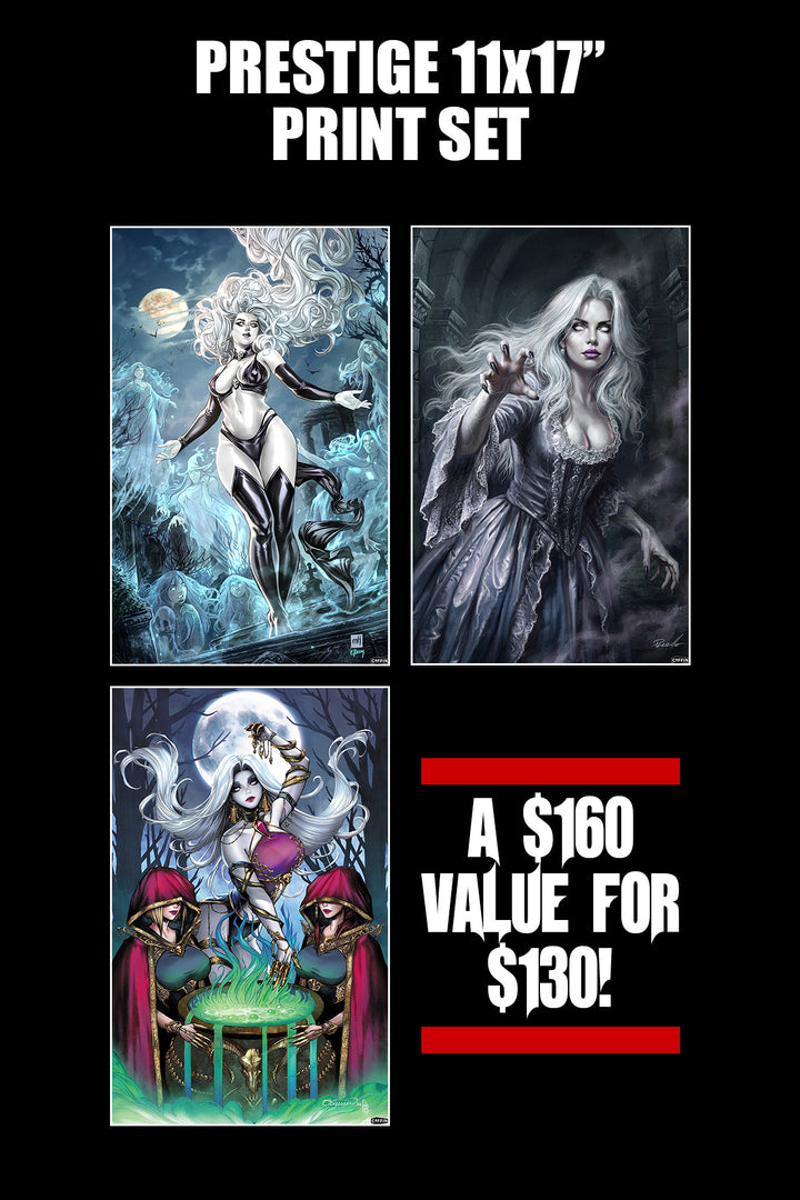 Lady Death's Coffin of Horrors - Prestige 11x17" Print Set
