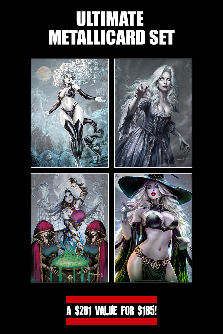 Lady Death's Coffin of Horrors - Ultimate Metallicard Set