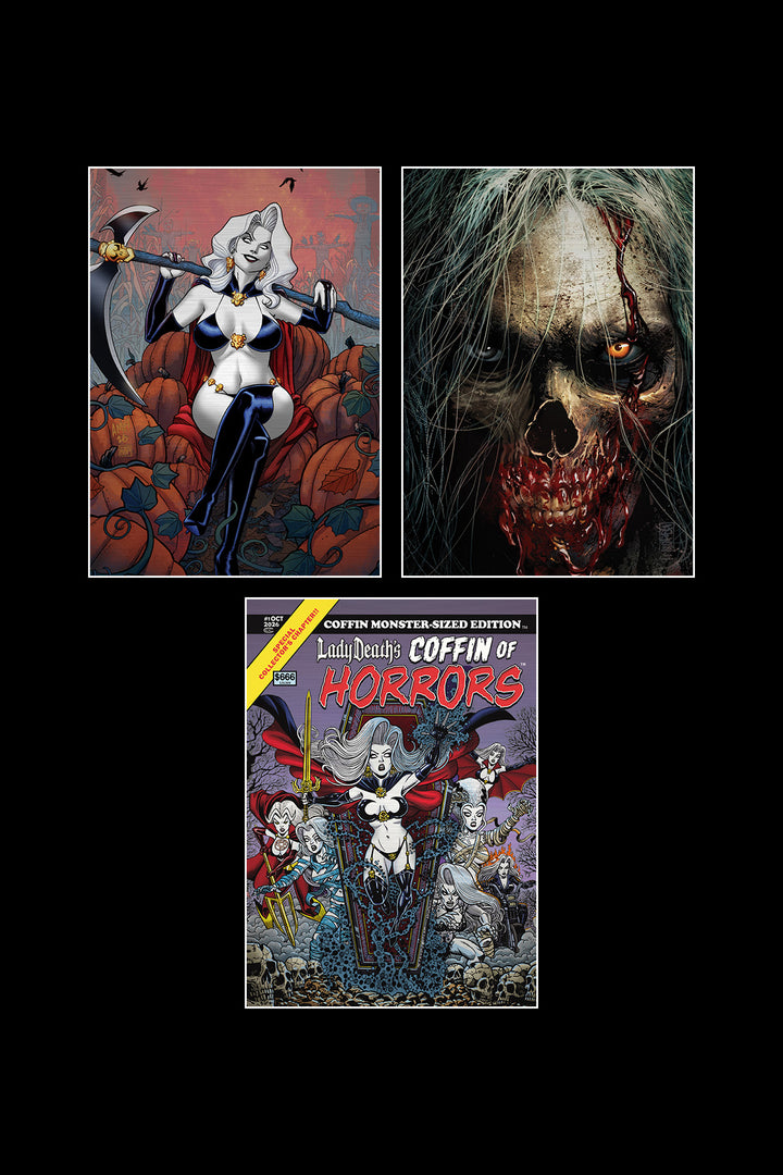 Lady Death's Coffin of Horrors - Ultimate Metallicard Set