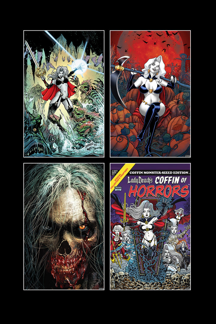 Lady Death's Coffin of Horrors - Ultimate 11x17" Print Set