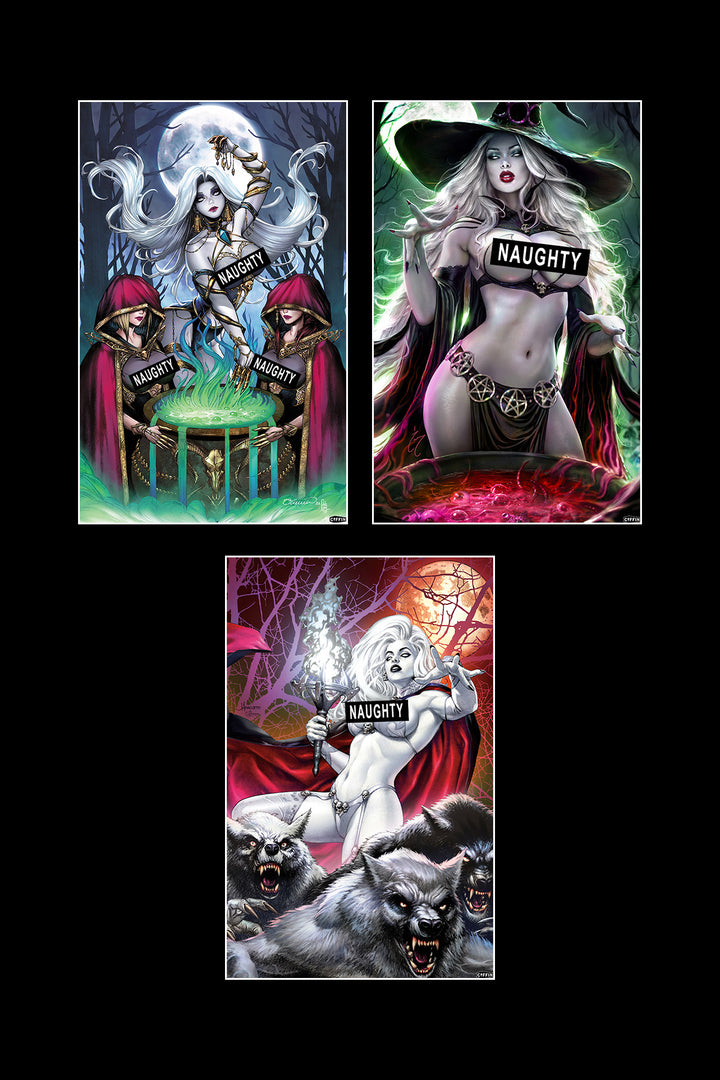 Lady Death's Coffin of Horrors - Ultimate 11x17" Print Set