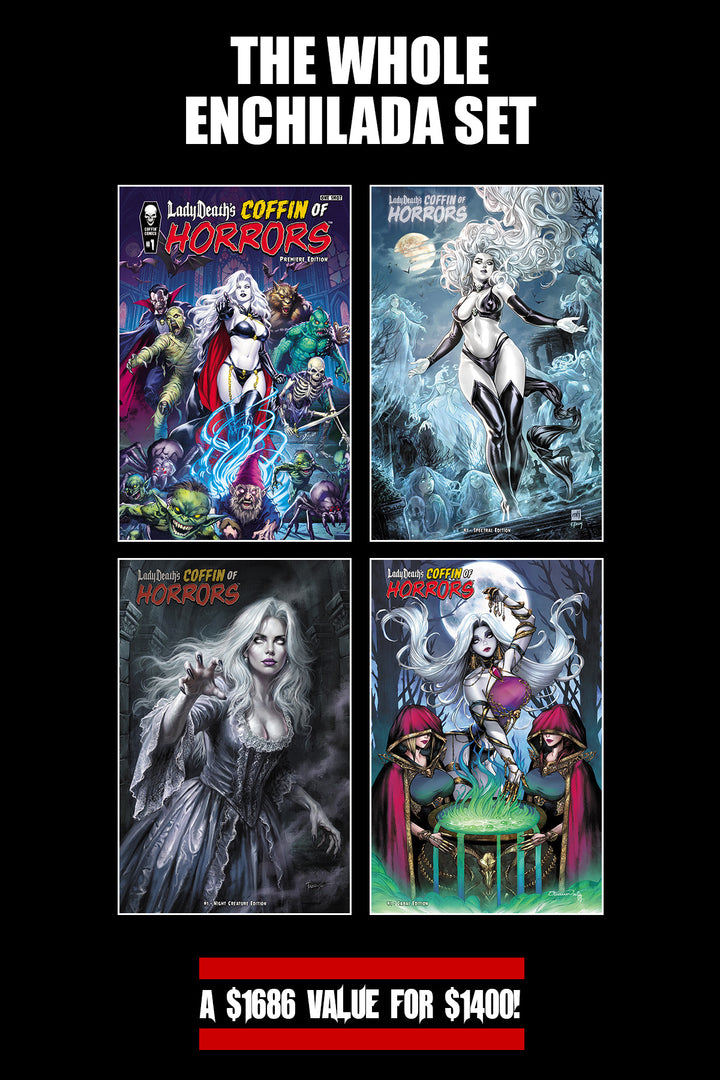 Lady Death's Coffin of Horrors - The Whole Enchilada Set