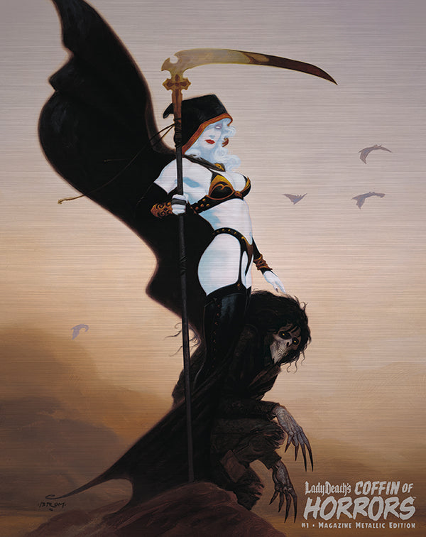 Lady Death's Coffin of Horrors - Magazine Metallic Edition