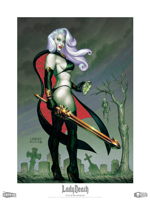 Lady Death: Cold-Blooded 18x24" Fine Art Print