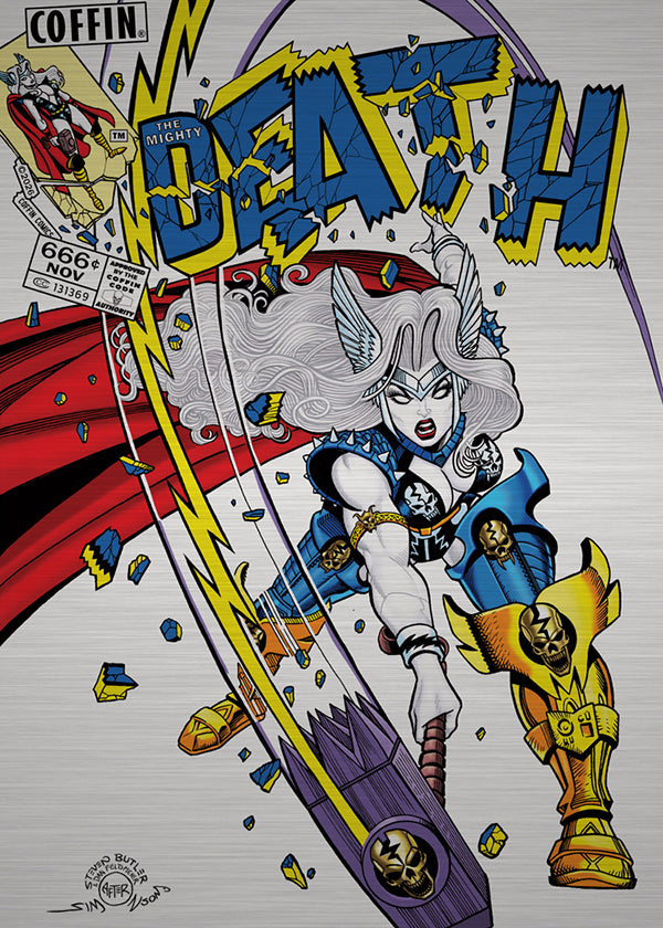 Lady Death: Death Hammer Metallicard (Mockup)