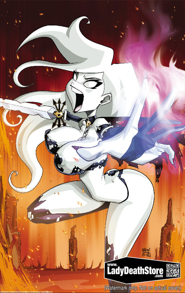 Lady Death: Naughty Black Magic 11x17" Print