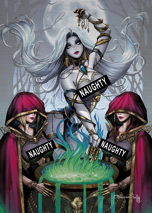 Lady Death: Naughty Cabal Metallicard (Mockup)