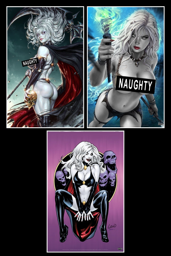 Lady Death: Primordial Havoc Naughty 11x17" Print Set