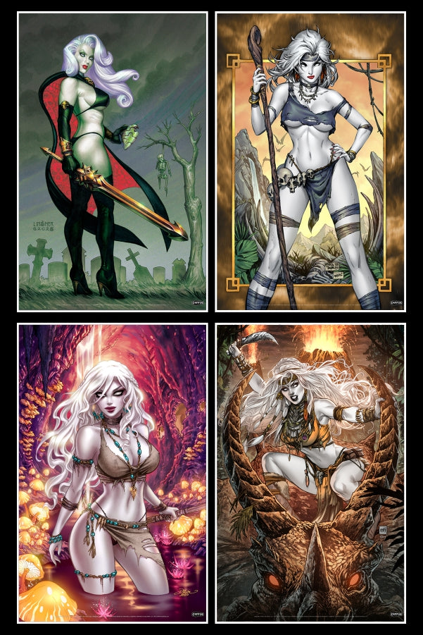 Lady Death: Primordial Havoc Ultimate 11x17" Print Set