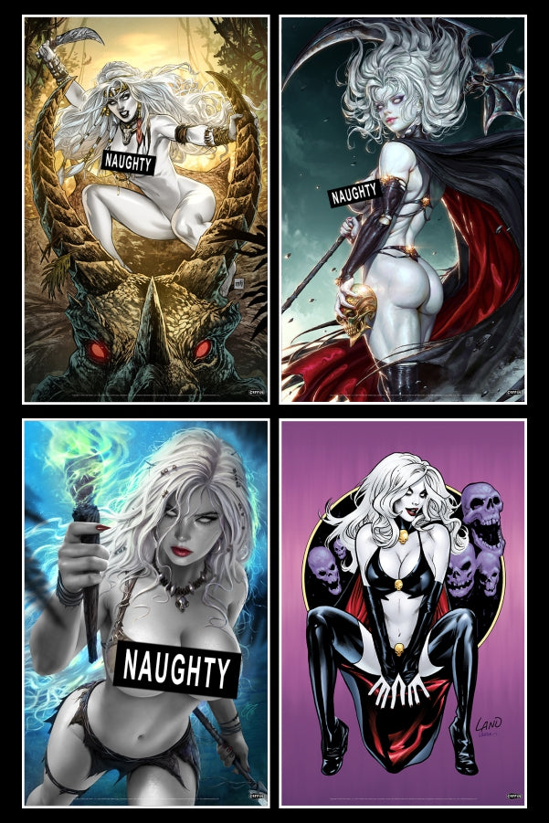 Lady Death: Primordial Havoc Ultimate 11x17" Print Set