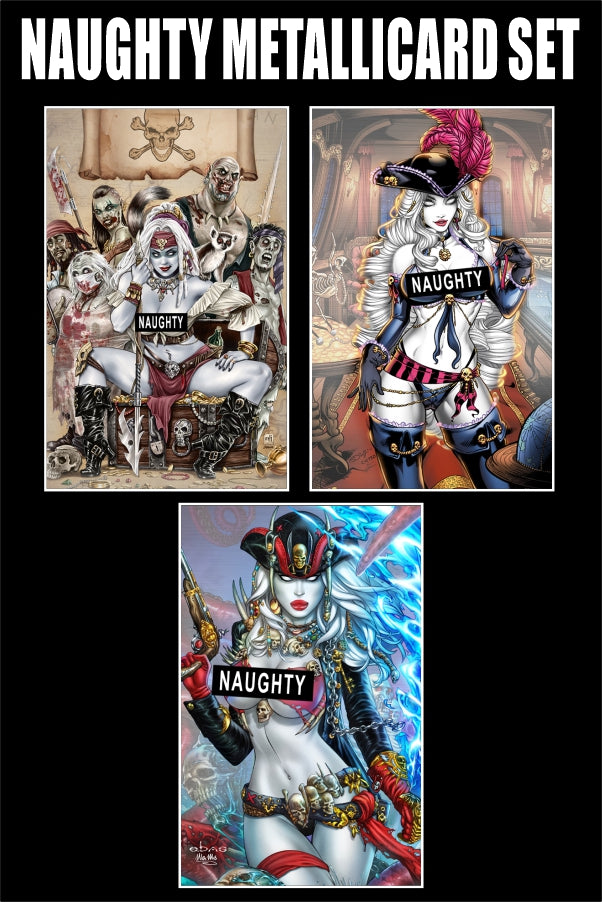 Pirate Queen - Naughty Metallicard Set