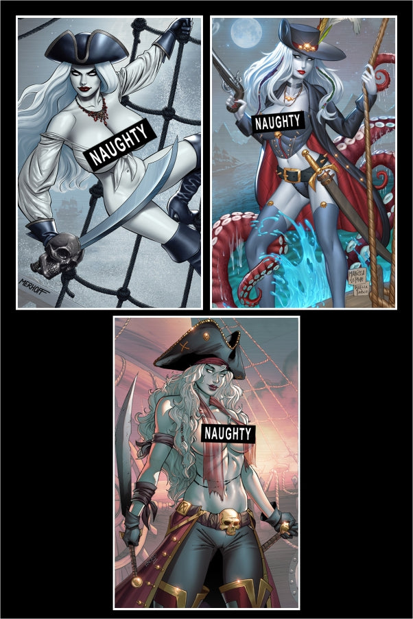 Pirate Queen - Naughty Metallicard Set