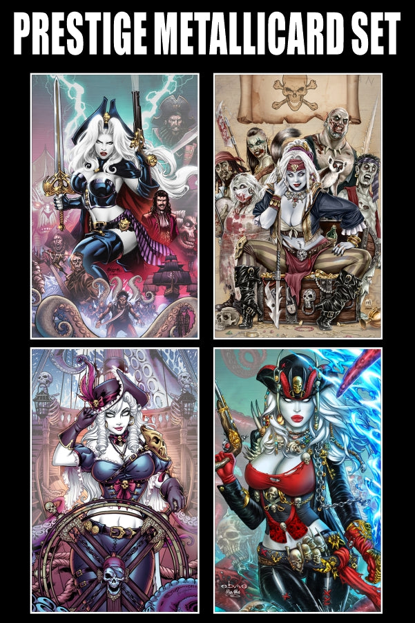 Pirate Queen - Prestige Metallicard Set