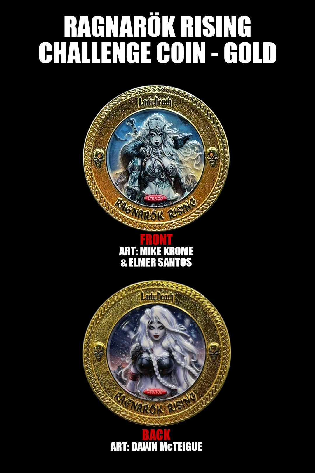 Ragnarök Rising - Gold Challenge Coin
