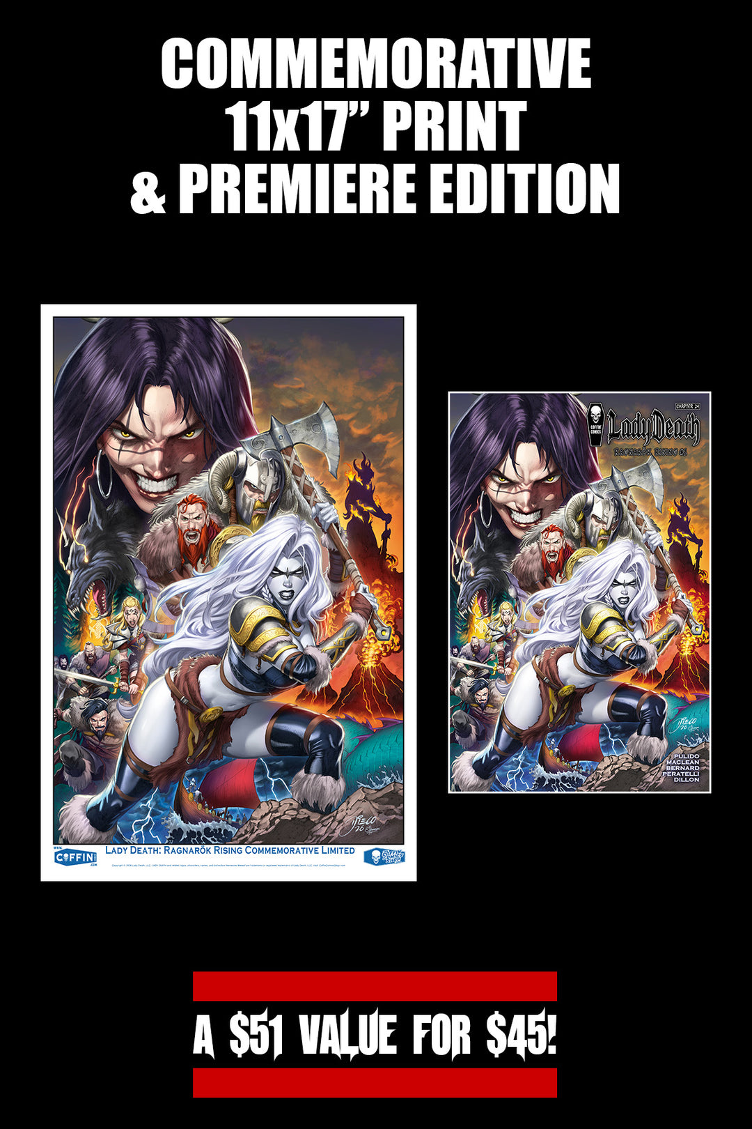 Ragnarök Rising - Commemorative Print + Premiere Edition Bundle