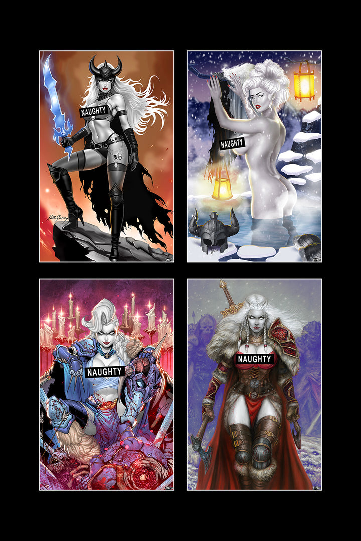 Ragnarök Rising - Naughty 11x17" Print Set