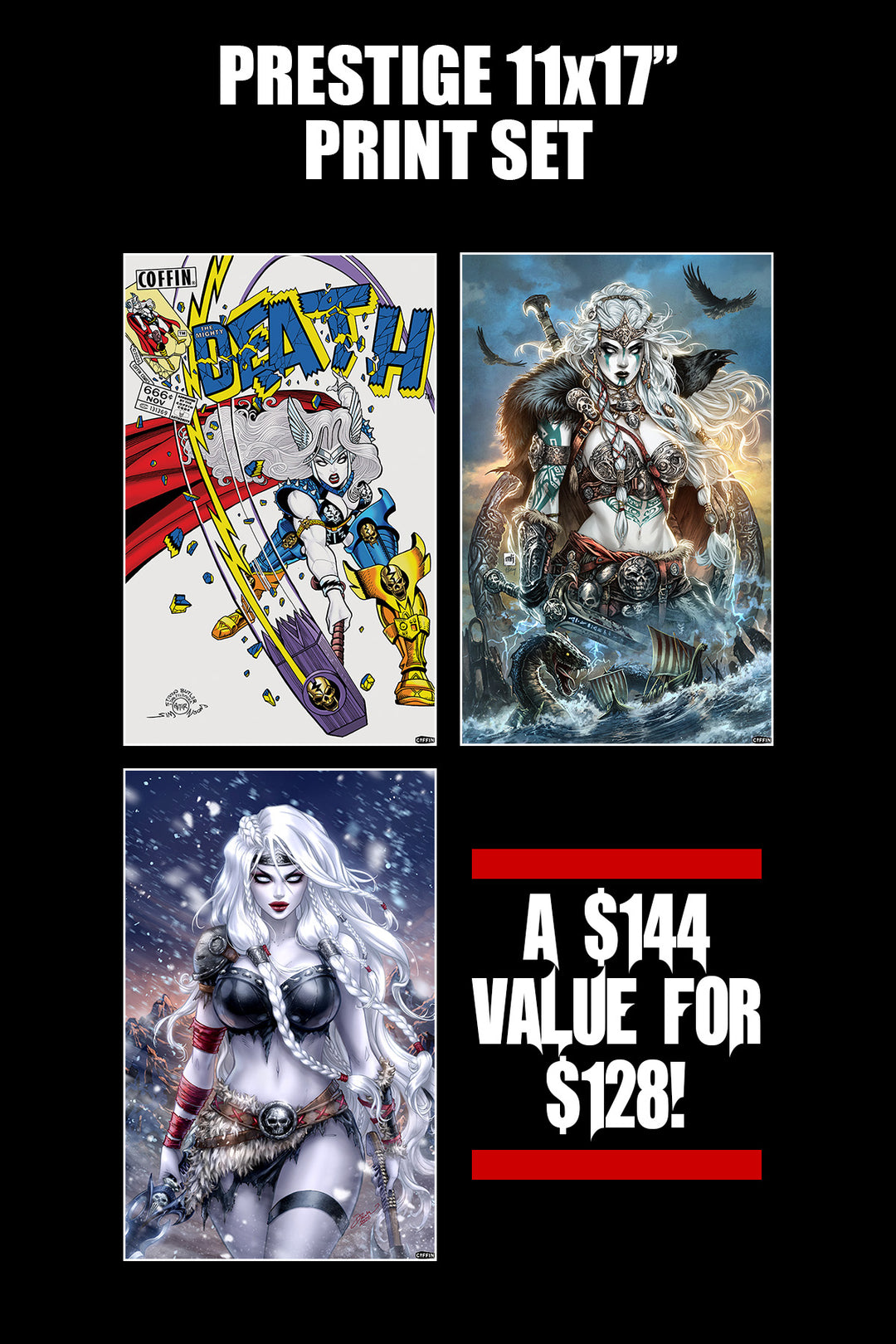 Ragnarök Rising - Prestige 11x17" Print Set