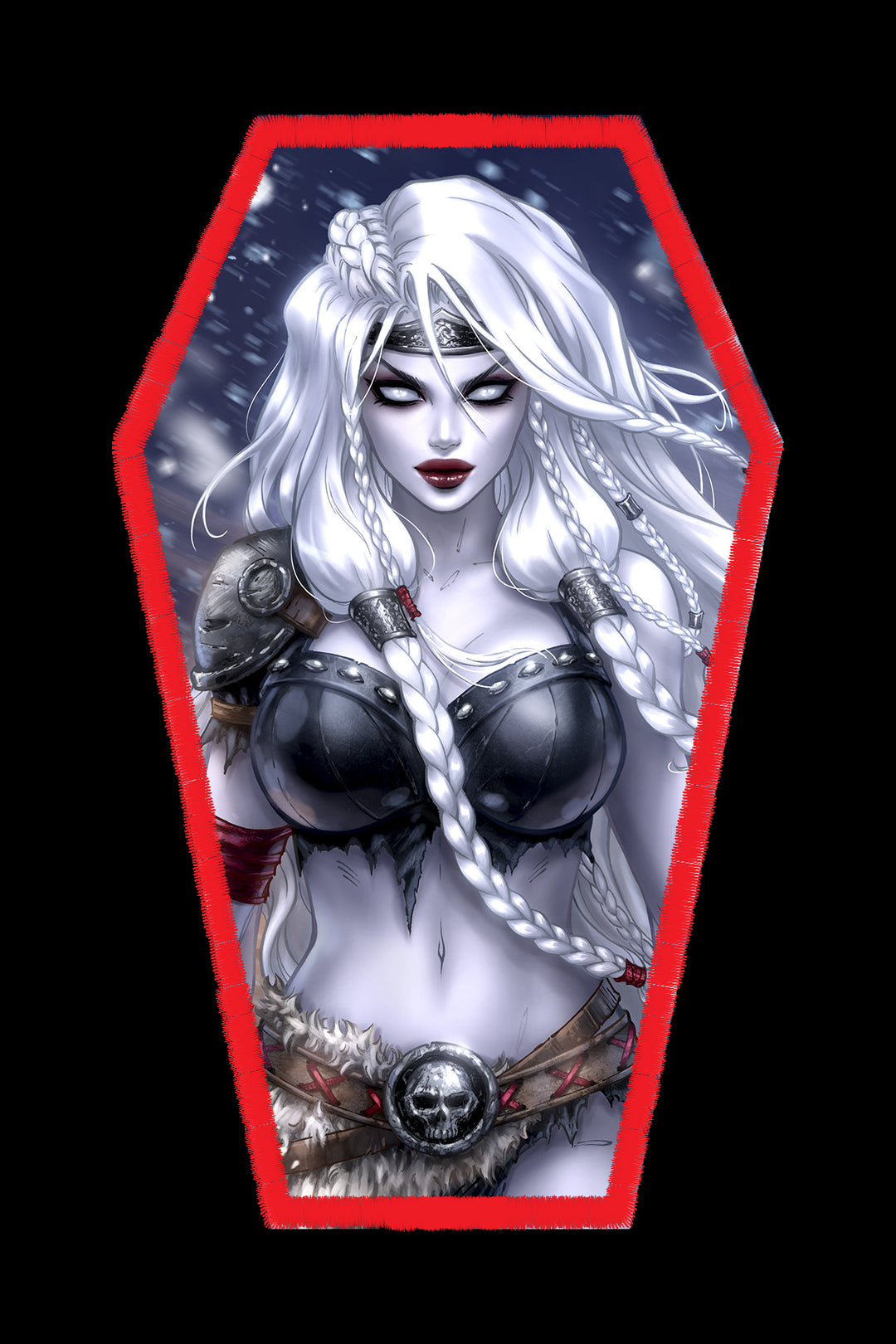 Ragnarök Valkyrie 5" Coffin-Shaped Patch