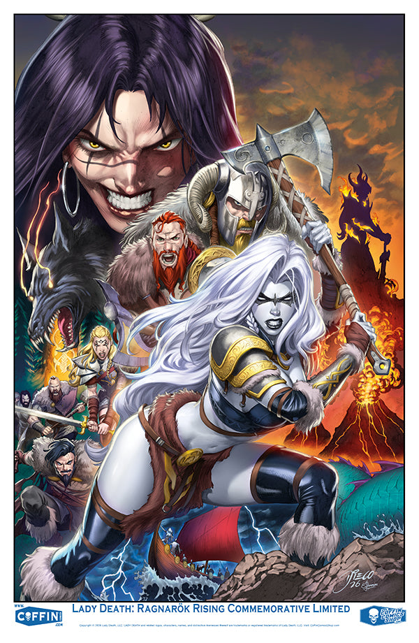 Ragnarök Rising - Commemorative Limited 11x17" Print