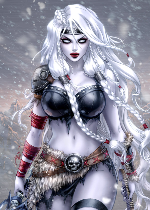 Lady Death: Ragnarök Valkyrie Metallicard (Mockup)