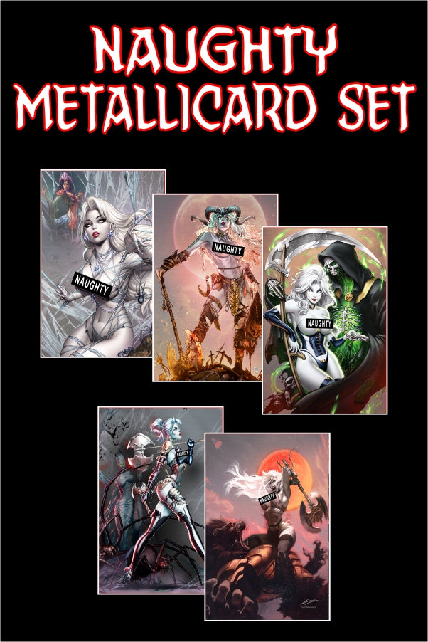 Savage Reign - Naughty Metallicard Set