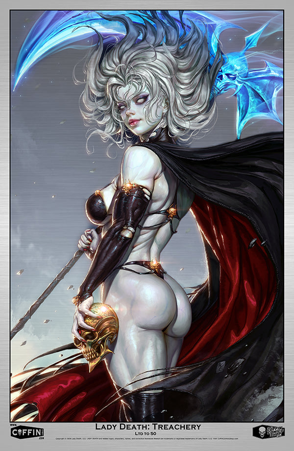 Lady Death: Treachery 11x17" Metal Print