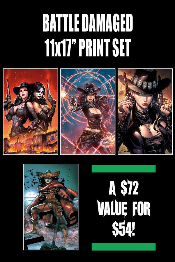Damnification - Battle Damaged 11x17" Print Set