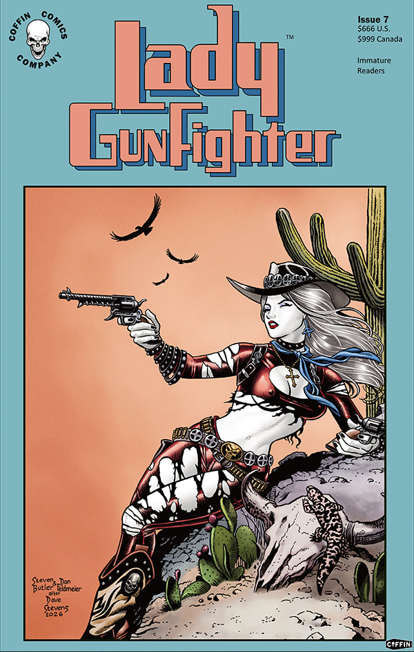 Lady Gunfighter: Desert Noir 11x17" Print